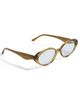 Illesteva Illesteva Sheila Sunglasses Moss/Light Blue Flat One - 1