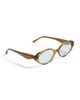 Illesteva Illesteva Sheila Sunglasses Moss/Light Blue Flat One - 6