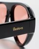 Illesteva Illesteva Telluride Sunglasses Black w/ Sunset Lenses One - 5