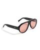 Illesteva Illesteva Telluride Sunglasses Black w/ Sunset Lenses One - 6