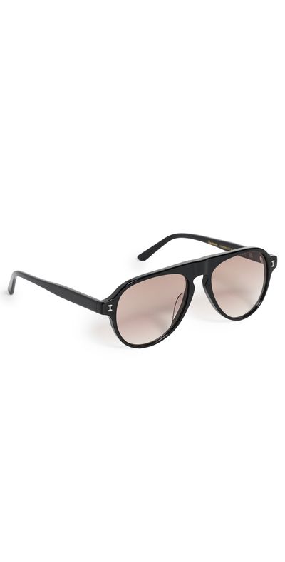 Illesteva Illesteva Vanderbilt Sunglasses Black w/ Taupe One
