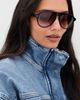 Illesteva Illesteva Vanderbilt Sunglasses Black w/ Taupe One - 3