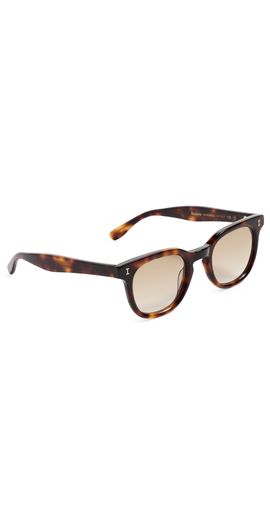 Illesteva Illesteva Veneto Sunglasses Havana/Taupe Flat Gradient One