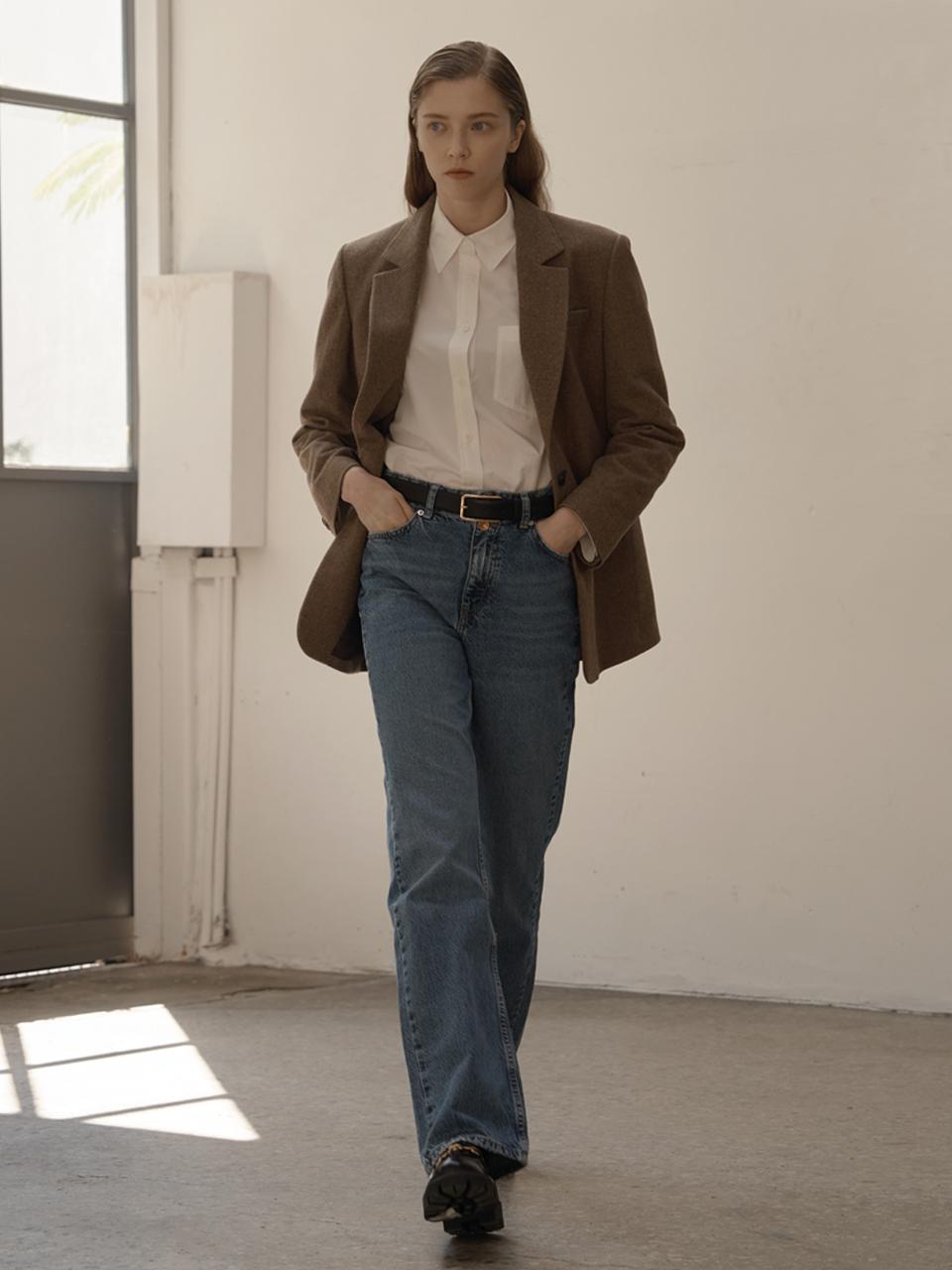 ILOIL classic wool jacket - beige