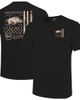 IMAGE ONE IMAGE ONE Men's Black Arkansas Razorbacks Comfort Colors OHT Camo Overlay T-Shirt  - 1