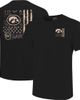 IMAGE ONE IMAGE ONE Men's Black Iowa Hawkeyes Comfort Colors OHT Camo Overlay T-Shirt  - 1