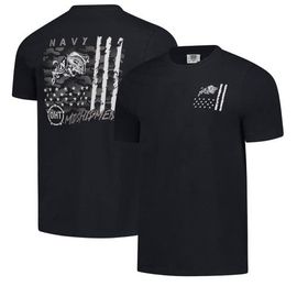 IMAGE ONE IMAGE ONE Men's Black Navy Midshipmen Comfort Colors OHT Camo Overlay T-Shirt 
