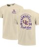 IMAGE ONE IMAGE ONE Men's Cream Evansville Purple Aces Comfort Colors Mascot Overlay T-Shirt  - 1