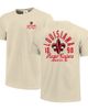 IMAGE ONE IMAGE ONE Men's Cream Louisiana Ragin' Cajuns Comfort Colors Mascot Overlay T-Shirt  - 1
