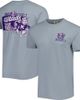 IMAGE ONE IMAGE ONE Men's Graphite Kansas State Wildcats Vault State Comfort T-Shirt  - 1