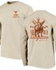 IMAGE ONE IMAGE ONE Men's Natural Texas Longhorns Comfort Colors Mascot Overlay Long Sleeve T-Shirt  - 1