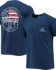 IMAGE ONE IMAGE ONE Men's Navy Auburn Tigers Campus Americana T-Shirt  - 1