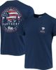 IMAGE ONE IMAGE ONE Men's Navy Pitt Panthers Campus Americana T-Shirt  - 1