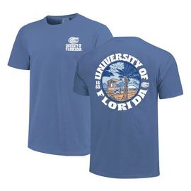 IMAGE ONE IMAGE ONE Men's Royal Florida Gators Comfort Colors Thick Lined Landscape T-Shirt 