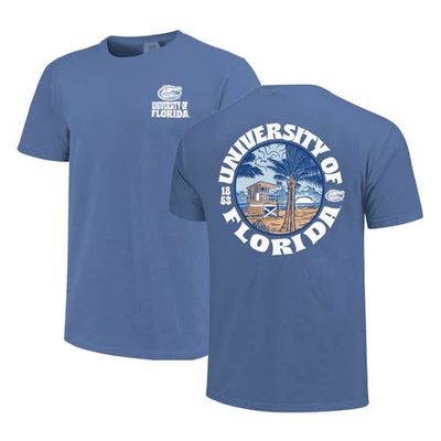 IMAGE ONE IMAGE ONE Men's Royal Florida Gators Comfort Colors Thick Lined Landscape T-Shirt 