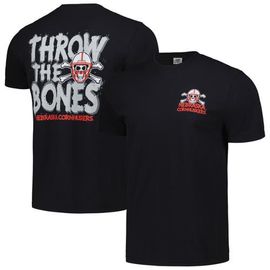 IMAGE ONE IMAGE ONE Unisex Black Nebraska Huskers Hyper Local Throw the Bones T-Shirt 