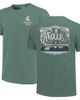 IMAGE ONE IMAGE ONE Women's Green Michigan State Spartans Comfort Colors Campus Scene Drawing Script T-Shirt  - 1