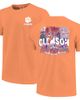 IMAGE ONE IMAGE ONE Youth Orange Clemson Tigers Comfort Colors Hyperlocal Campus Scene T-Shirt  - 1