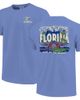IMAGE ONE IMAGE ONE Youth Royal Florida Gators Comfort Colors Hyperlocal Campus Scene T-Shirt  - 1