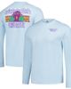 IMAGE ONE Men's Image One Light Blue LSU Tigers Frosted Dreams Comfort Colors Long Sleeve T-Shirt  - 1