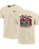 IMAGE ONE Men's Image One Natural Alabama Crimson Tide Comfort Colors Hand-Drawn Campus Stack T-Shirt  - 1