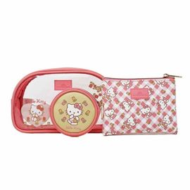 Impressions Vanity Impressions Vanity Hello Kitty 3-pc Makeup Bag Set - Clear Pvc Travel Pouches