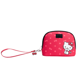 Impressions Vanity Impressions Vanity Hello Kitty Wristlet Pouch - Faux Saffiano Leather, Polka Dot