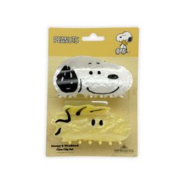 Impressions Vanity Impressions Vanity Peanuts Snoopy & Woodstock Claw Clip Set - 2-pack