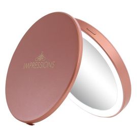 Impressions Vanity Impressions Vanity Solar Qi Wireless Charging Led Compact Mirror