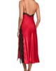 In Bloom by Jonquil In Bloom by Jonquil Britta Lace Trim Satin Nightgown - 2