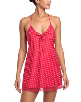 In Bloom By Jonquil In Bloom by Jonquil Heart Print Satin Chemise