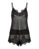 In Bloom By Jonquil In Bloom by Jonquil Lace Trim Chiffon Cami & Shorts Pajama Set - 3