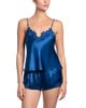 In Bloom By Jonquil In Bloom by Jonquil Lace Trim Satin Cami & Shorts Pajama Set - 1