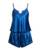 In Bloom By Jonquil In Bloom by Jonquil Lace Trim Satin Cami & Shorts Pajama Set - 3