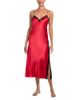 In Bloom By Jonquil In Bloom by Jonquil Lace Trim Stretch Satin Nightgown - 1