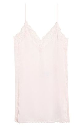 In Bloom by Jonquil In Bloom by Jonquil Maxine Lace Trim Satin Chemise