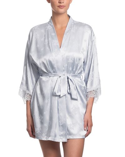 In Bloom By Jonquil In Bloom by Jonquil Satin Jacquard Wrap Robe