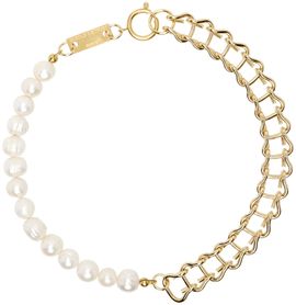 IN GOLD WE TRUST PARIS IN GOLD WE TRUST PARIS Gold Pearl Vintage Necklace