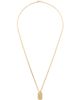 IN GOLD WE TRUST PARIS IN GOLD WE TRUST PARIS Tag Necklace - 1