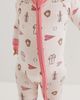 In My Jammers In My Jammers Baseball Zipper Romper - 5