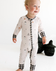 In My Jammers In My Jammers Boo Crew Zipper Romper - 2
