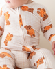 In My Jammers In My Jammers Little Boo Bear Gingham Romper - 3