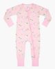 In My Jammers In My Jammers Little Coastal Notes Zipper Romper - 1