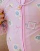 In My Jammers In My Jammers Little Coastal Notes Zipper Romper - 4