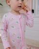 In My Jammers In My Jammers Little Coastal Notes Zipper Romper - 5