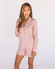 In My Jammers In My Jammers Rosie Bow Long Sleeve Short Set Sleepwear - 1