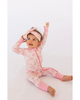 In My Jammers In My Jammers Rosie Bow Zipper Romper - 1