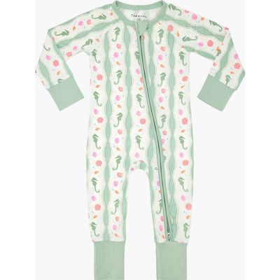 In My Jammers In My Jammers Shoreline Dreams Zipper Romper 