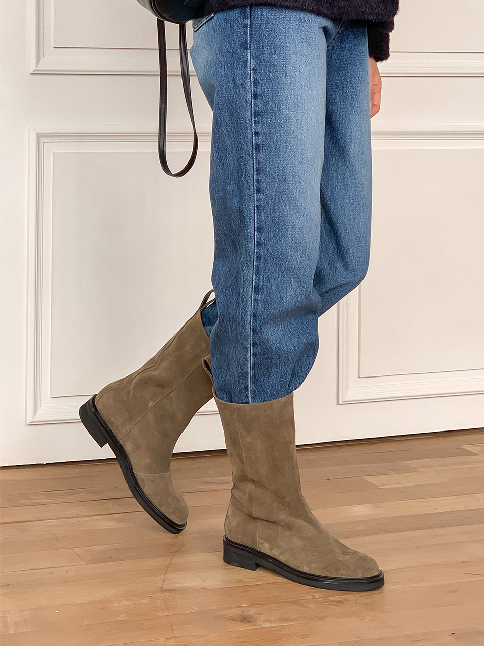 IN THE STAR [Exclusive] IS_221407 Ring Middle Boots (4Colors)