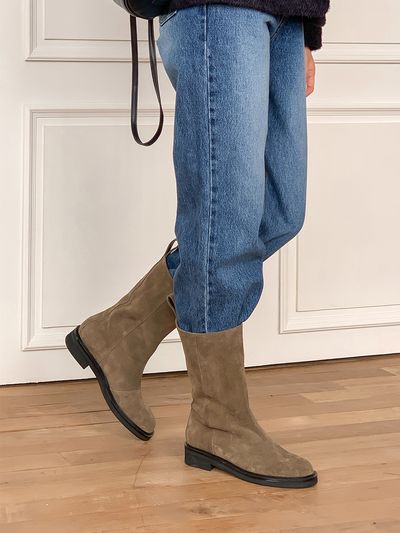 IN THE STAR [Exclusive] IS_221407 Ring Middle Boots (4Colors)